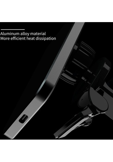 Wondernest T11 Araç Hava Firar Dağı Manyetik Kablosuz Şarj Cihazı - Hızlı Şarj Std