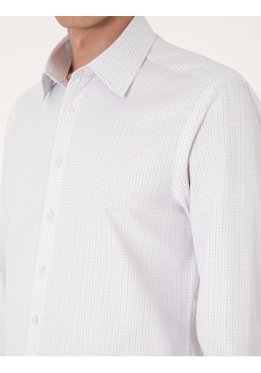Pierre Cardin Erkek Gri Gömlek Desenli 50307263-vr024 Gri