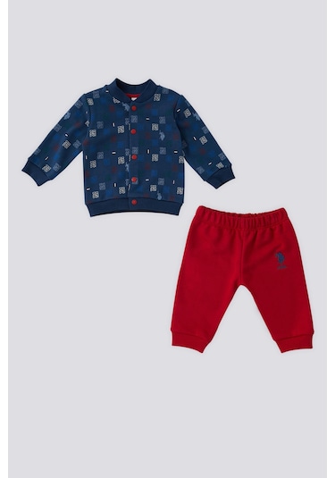 U.s. Polo Assn. Erkek Bebek Lacivert Takım Lacivert