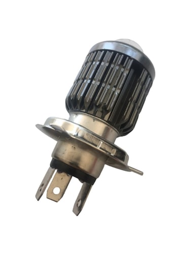 Mercekli Led Ampül 12v 35/35 W P43t H4 Çift Devre Sarı - Beyaz