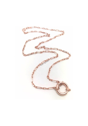 Gümüş İtalyan Boyun Zinciri Uc632e3 Rose Gold