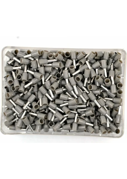 Tork İzoleli Kablo Yüksük Çeşitleri 0.50mm-35mm Arası Beyaz 1000 Adet 0,50 MM