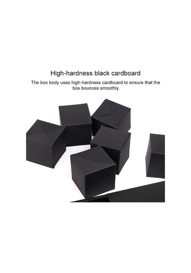 Sones Yaratıcı Kendin Yap El Yapımı Fotoğraf Albümü Sürpriz Patlama Zıplayan Hediye Kutusu, Bitmiş Versiyon