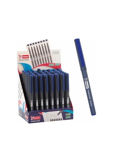 Mikro Fineliner M 2028-48 Mavi 48'li Stand