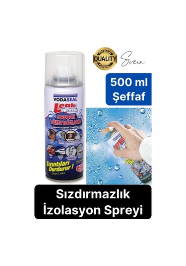 500 Ml Şeffaf Sızdırmazlık Su İzolasyon Spreyi Mutfak Banyo Araba Tekne Seramik Metal Yüzey Kaplama