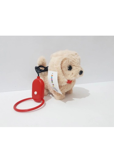 Peluş Oyuncak Köpek Kumandalı Pilli Kuyruk Sallayan Sesli Haraketli