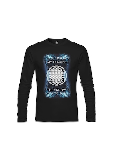 Bring Me The Horizon - My Demons Siyah Erkek Sweatshirt