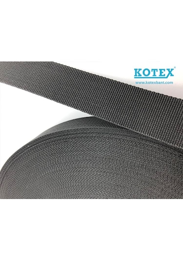Kotex 5 Mt 40 Gr Kolon 4 Cm Siyah Kemer Biye Çanta Kulpu Sapı
