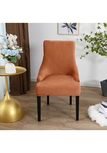 Xiyyadms Krem Renkli Kadife Sandalye Kılıfı - Yumuşak, Soluklanabilir, Genişleyici, Su Ve Lekeden Koruyucu, Tüm Mevsimlere Uygun, Kolay Yıkama DiğER