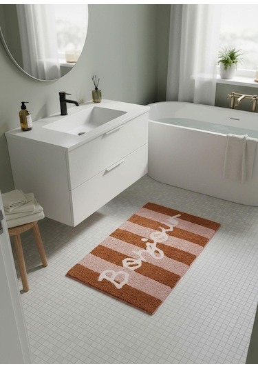 The Mia Bonjour Banyo Paspası 60x100 Cm Çok Renkli