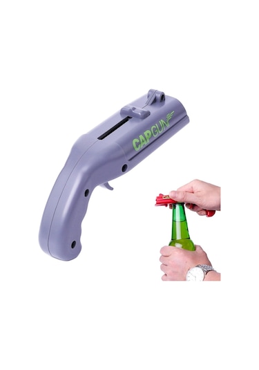 Yaratıcı Bira Şişesi Açacağı Kapağı Lansman Mutfak Barı Aracı Gri