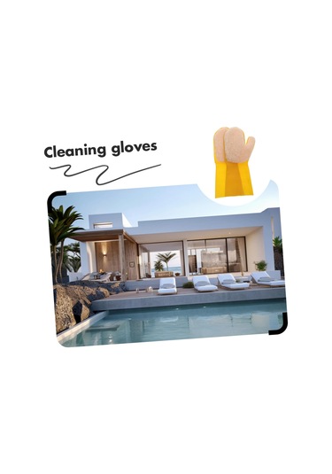 Yüzme Havuzları Temizleme Eldiveni Havuz Sıcak Küvetler Spa Ovma