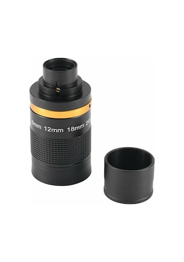 Astronomik Teleskop 8-24mm Tüm Metal Sürekli Yakınlaştırma Göz Merceği