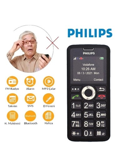 Philips Cts220 Tuşlu Cep Telefonu