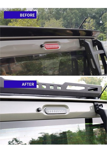 Sointeresting Suzuki Jimny Jb64 Jb74 2019-2021 İçin Araba Led Fren Lambası Arka Stop Lambası Orta Yüksek Seviye Üçüncü Işık Aksesuarları