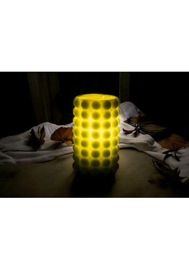 Fener Mum Bubble Long Yeşil Kavun Kokulu Dekoratif Mum