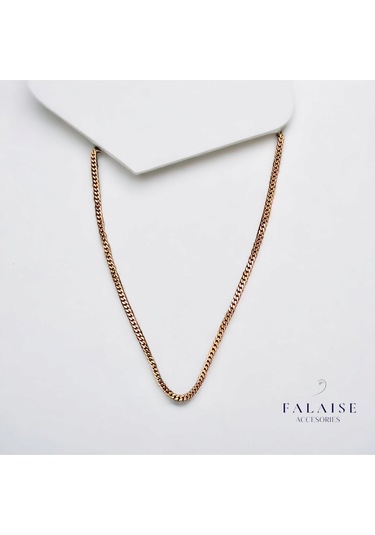 Ezme Zincir Kolye 60cm - Küçük Altın