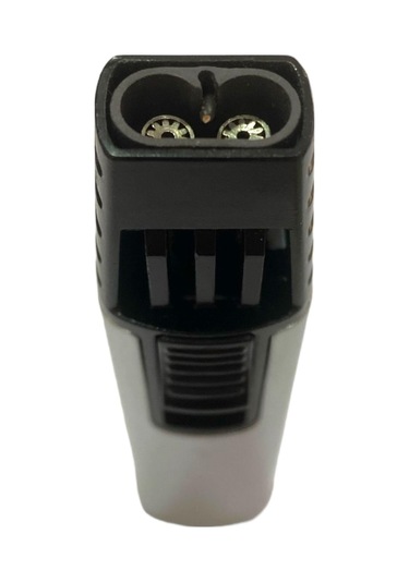 Çift Pürmüzlü Yandan Çekmeli Gümüş Renkli Çakmak 109323 Gümüş