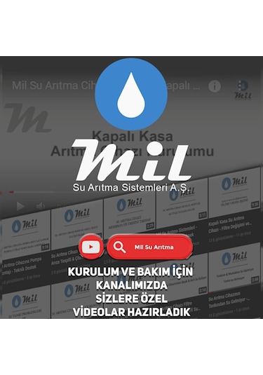 Mil DNP14-M-S 14 Aşamalı Alkali Filtreli 8 LT Çelik Tanklı Su Arıtma Cihazı
