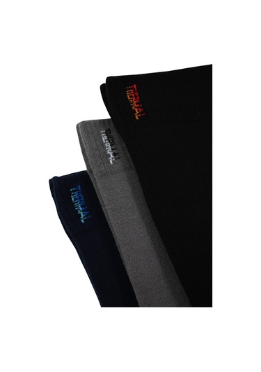 Tampap Erkek Dikişsiz Termal Çorap 6lı Paket Çok Renkli