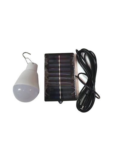 Qingmipy Güneş Enerjili Acil Durum Led Ampulü, Dış Mekan Ve Sokak Aydınlatması İçin Enerji Tasarruflu Beyaz Kancalı Lamba Beyaz