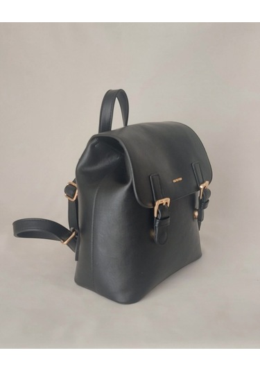 252gk321 Model Sarach Marka Siyah Renk Sırt Çantası Siyah