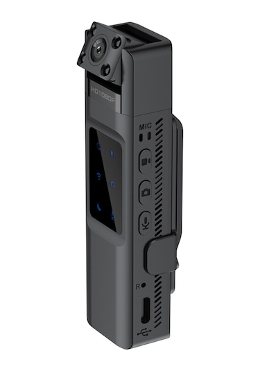 Teltree Wifi Bağlantılı 1080p Spor Kamerası - Geniş Açılı Gece Görüşlü Hareketli Kayıt Cihazı Siyah