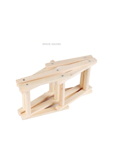 6 Şişe Raf Katlanabilir Şarap Standı Ahşap Şarap Tutucu