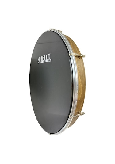 Mitello Bendir 41 Cm Ceviz Ağacı Kılıflı Dıştan Akortlu Profesyonel