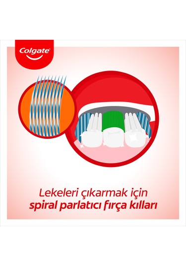 Colgate 360 Gelişmiş Optik Beyaz Yumuşak Beyazlatıcı Diş Fırçası 2'li + Fırça Kabı