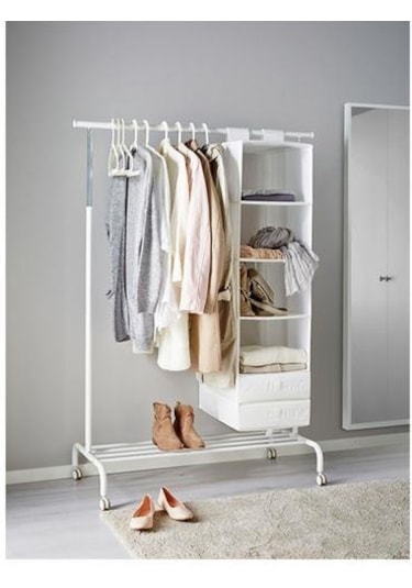 Ayaklı Askılık 111X126/175 Cm Meridyendukkan Dilsiz Uşak Beyaz Re