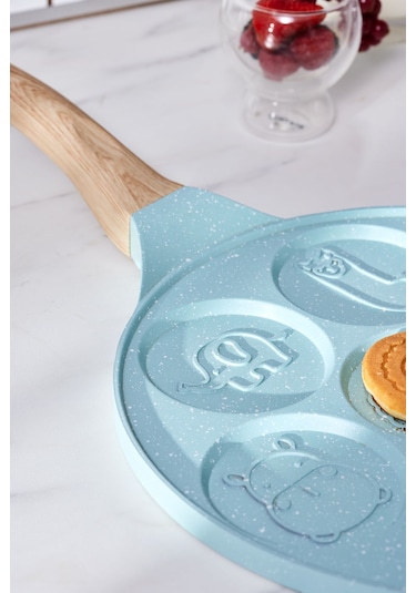 Karaca  Mutfaksever Biogranit Animal Pankek Tava 26 Cm Mavi