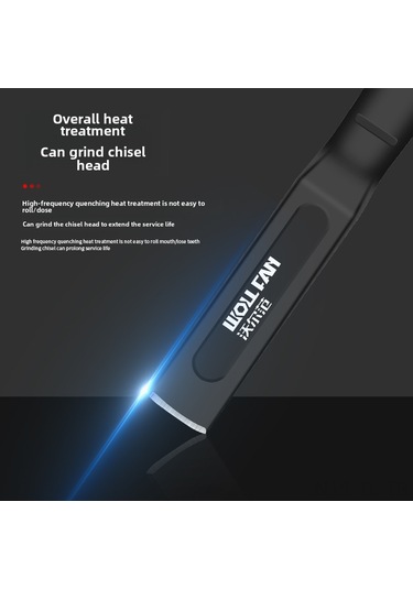 Hombey Endüstriyel Çelik Beton Taş Kesici - Krom Vanadyum Bıçaklı, Alüminyum Uçlu, 8" Siyah Oksitli Profesyonel El Aleti