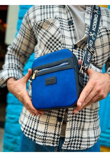 Ch102 Stealht Kare Erkek Çanta Sıyah/mavı Standart