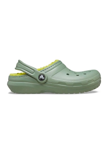 Crocs Classic Lined Clog T Çocuk Terlik - Kaktüs Yeşili Yeşil