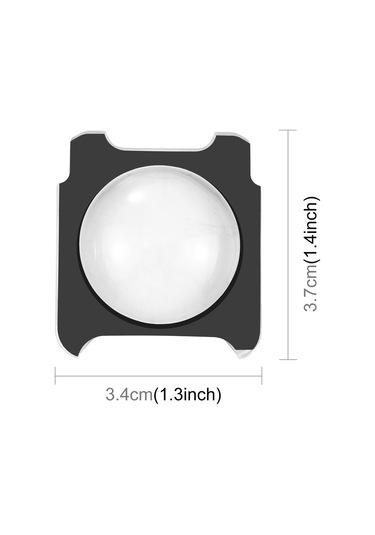 Puluz Lens Korumaları Insta360 One R / Rs / Sphere Siyah İçin Pc Koruyucu Kapak