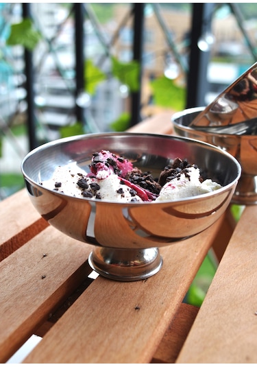 2 Adet Paslanmaz Çelik Dondurma Kasesi / Pilav Ölçeği 10 Cm