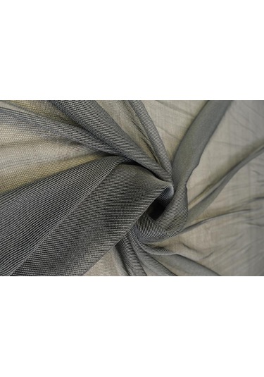 Murcia Dökümlü Tül Perde Pilesiz Antrasit