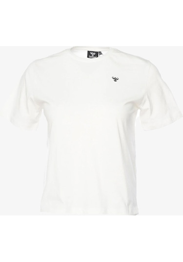 Hummel Hmlt-ic İcona Regular Kadın Beyaz T-shirt 911867-9003 Beyaz