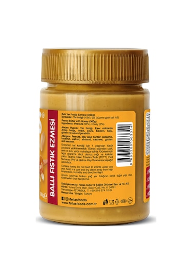 Fellas Ballı Fıstık Ezmesi 300 G