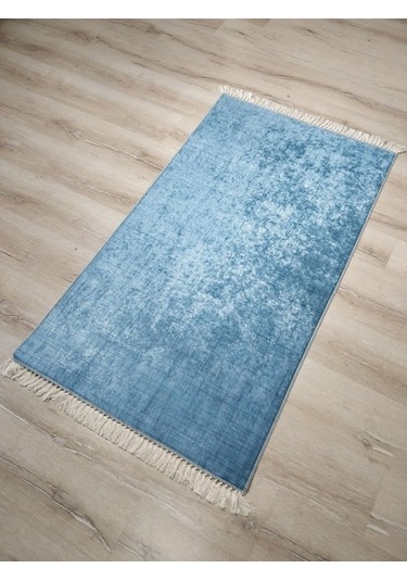Yamalıhome Style K1003 Kırık Mavi 80X150 Cm Baskı Kilim