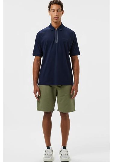 Lacoste Men's Relaxed Fit Bermuda Shorts Khaki Erkek Rahat Kesim Bermuda Şort Haki