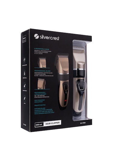 Silver Crest SC-F838 Ayarlanabilir Seramik Kesme Bıçaklı Profesyonel Tıraş Makinesi