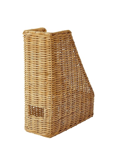 Rattan Dosyalık Naturel Meridyendukkan Dosyalama Düzenleyici Ev-ofis 25x30x10 Cm