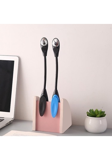 Novahub Siyah Led Kitap Lambası Mini Klip Bükülebilir Seyahat Yatak Odası Kelepçe Yurt Okuma Işığı Hediye Siyah Siyah