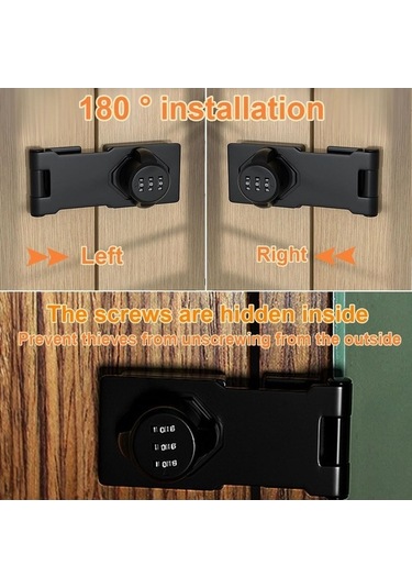 Ulzyvf Ve Şifre Kilitli Dolaplar İçin Anahtarsız 3 Basamaklı Kasa, Dijital Şifreli Dolap Kilit Sistemi, Güvenli Depolama Çözümü