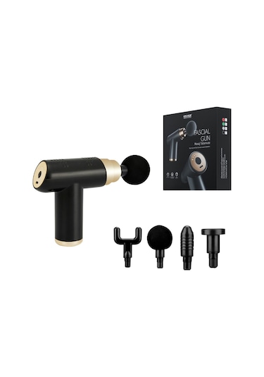 Kochler Masaj Aleti Sporcu Masaj Tabancası Fascial Gun Sk-368 Siyah