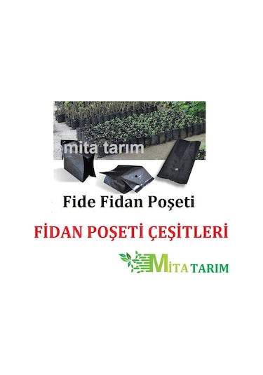 Fide Fidan Poşeti 17 x 30 Fidan Torbası 75 Adet