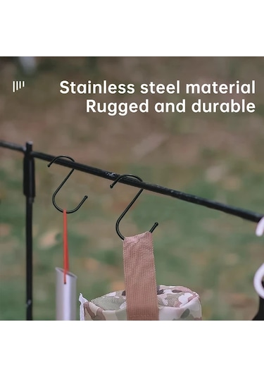 Elmpaly Ağır Hizmet Tipi Siyah 10lu Bilyalı Rulo Sistemli Çadır Ve Gölgelik İpi