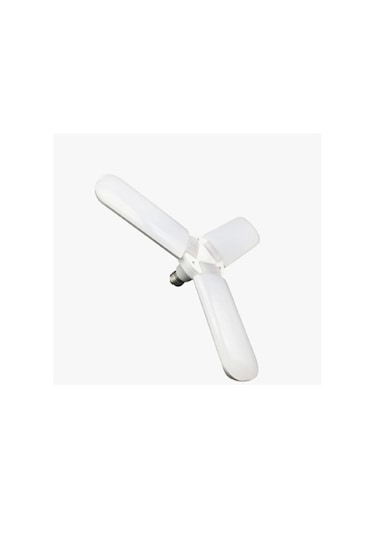 PERVANE ŞEKLİNDE 3 KOLLU KATLANABİLİR 40W LED AMPUL-BEYAZ
